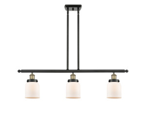 Bell - 3 Light - 36 inch - Black Antique Brass - Stem Hung - Island Light (916-3I-BAB-G51-LED)