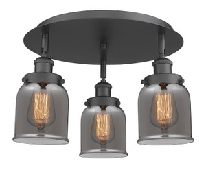 Cone - 3 Light - 17 inch - Matte Black - Flush Mount (916-3C-BK-G53)