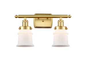Canton - 2 Light - 16 inch - Satin Gold - Bath Vanity Light (916-2W-SG-G181S)