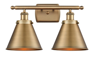 Appalachian - 2 Light - 16 inch - Brushed Brass - Bath Vanity Light (916-2W-BB-M13-BB) Appalachian - 2 Light - 16 inch - Brushed Brass - Bath Vanity Light (916-2W-BB-M13-BB)