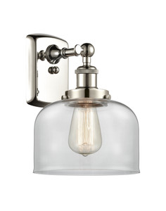 Bell - 1 Light - 8 inch - Polished Nickel - Sconce (916-1W-PN-G72-LED)