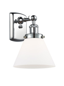 Cone - 1 Light - 8 inch - Polished Chrome - Sconce (916-1W-PC-G41-LED)