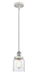 Bell - 1 Light - 5 inch - White Polished Chrome - Mini Pendant (916-1S-WPC-G54-LED)