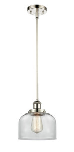 Bell - 1 Light - 8 inch - Polished Nickel - Mini Pendant (916-1S-PN-G72-LED)