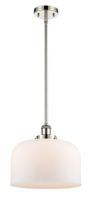 Bell - 1 Light - 12 inch - Polished Nickel - Mini Pendant (916-1S-PN-G71-L-LED)