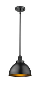 Derby - 1 Light - 10 inch - Matte Black - Pendant (916-1S-BK-MFD-10-BK-LED)