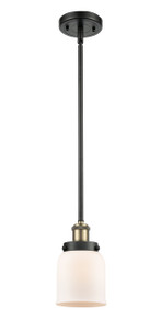 Bell - 1 Light - 5 inch - Black Antique Brass - Mini Pendant (916-1S-BAB-G51-LED)