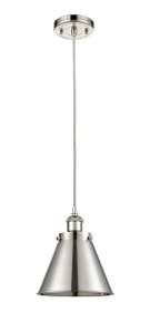 Appalachian - 1 Light - 8 inch - Polished Nickel - Cord hung - Mini Pendant (916-1P-PN-M13-PN)