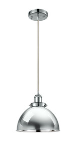 Derby - 1 Light - 10 inch - Polished Chrome - Cord hung - Mini Pendant (916-1P-PC-MFD-10-PC)