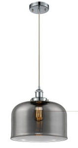 Bell - 1 Light - 12 inch - Polished Chrome - Cord hung - Mini Pendant (916-1P-PC-G73-L)