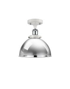 Derby - 1 Light - 10 inch - White Polished Chrome - Semi-Flush Mount (916-1C-WPC-MFD-10-PC)