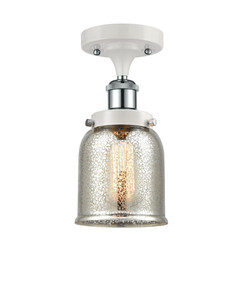 Bell - 1 Light - 5 inch - White Polished Chrome - Semi-Flush Mount (916-1C-WPC-G58-LED)
