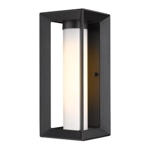 Smyth Outdoor Medium Wall Sconce in Natural Black with Opal Glass (2073-OWM NB-OP) Smyth Outdoor Medium Wall Sconce in Natural Black with Opal Glass (2073-OWM NB-OP)