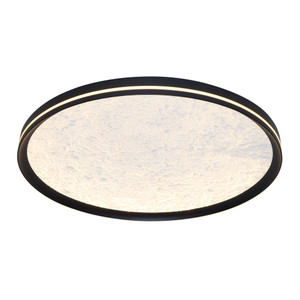 Luna Integrated LED Flush Mount 12", Black (AC6872BK)