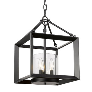 Smyth Convertible Pendant in Matte Black with Clear Glass (2073-M3 BLK-CLR) Smyth Convertible Pendant in Matte Black with Clear Glass (2073-M3 BLK-CLR)
