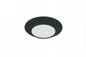 Slim Line 4" (5.9" Overall) 1 Light LED Flush in Flat Black (X9304-FB-LED)