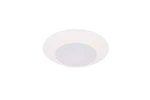 Slim Line 6" (7.5" Overall) 1 Light LED Flush in White; 5CCT Selectable 2700-5000K (X9306-W-LED-5CCT)