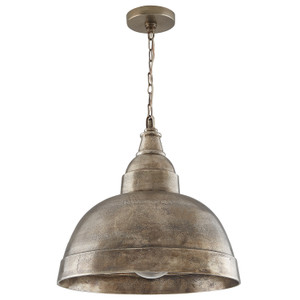 Sedona 17" W x 17" H 1-Light Sand-Cast Bell Pendant in Oxidized Nickel  (330313XN)