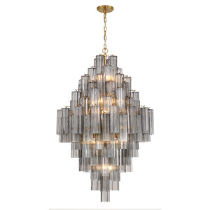 Addis 20 Light Chandelier (ADD-319-AG-SM) Addis 20 Light Chandelier (ADD-319-AG-SM)