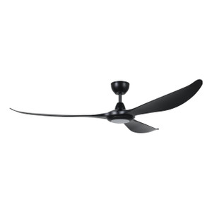 Mission Bay 72" 3 Blade DC Fan w/LED Light, 6 inch Rod, 12 Inch Rod Smart Control , White,White Accents, White Blades (235501-7202A)