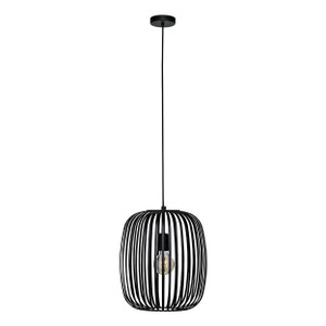 Romazzina 1-Light Black Pendant Light (900494A)