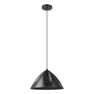 Podere 1-Light Black Pendant Light (900835A)