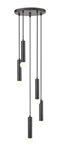 Stari 5 Light Chandelier in Matte Black (1956P-5R-MB)