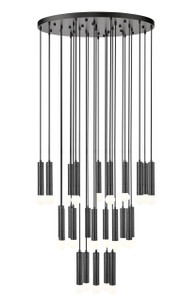 Stari 27 Light Chandelier in Matte Black (1956P-27R-MB)