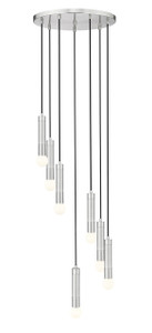 Stari 7 Light Chandelier in Brushed Nickel (1956P-7R-BN)