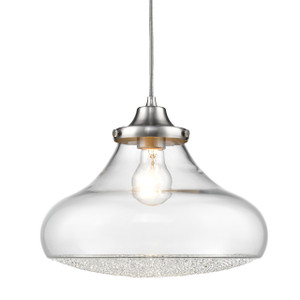 Asha Large Pendant in Pewter (3417-L PW-CC)