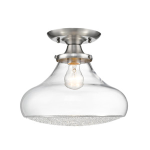 Asha Semi-Flush - Large Glass in Pewter (3417-LSF PW-CC) Asha Semi-Flush - Large Glass in Pewter (3417-LSF PW-CC)