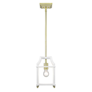 Mini Pendant (8401-M1L SB-WH)