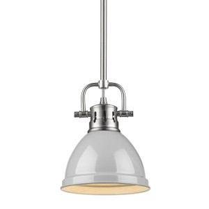 Mini Pendant with Rod (3604-M1L PW-GY)