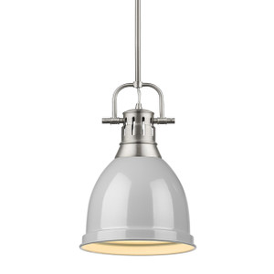 Small Pendant with Rod (3604-S PW-GY)