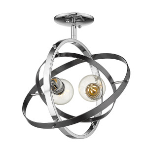 Atom Semi-Flush in Chrome (7936-SF CH-BS-BS)