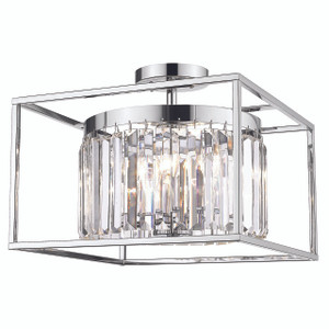 Semi-Flush (with chrome outer cage) (2247-SF CH-CH)