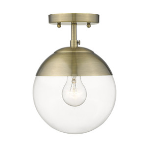 Dixon Semi-Flush in Aged Brass (3219-SF AB-AB) Dixon Semi-Flush in Aged Brass (3219-SF AB-AB)