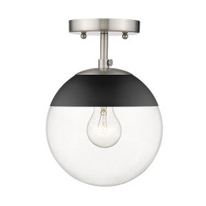 Semi-Flush (3219-SF PW-BLK)