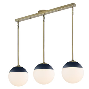 Linear Pendant (3218-3LP AB-MNVY)