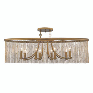 8 Light Semi-Flush (1771-8SF PG-CRY) 8 Light Semi-Flush (1771-8SF PG-CRY)