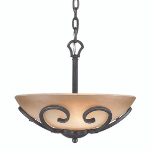 Semi-Flush (Convertible) (1821-BP3 BI)