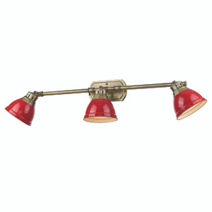 3 Light Bath Vanity (3602-VL3 AB-RD)