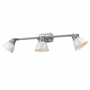 3 Light Bath Vanity (3602-VL3 PW-WH)