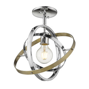 Atom Semi-Flush in Chrome (7936-1SF CH-CH-AB)