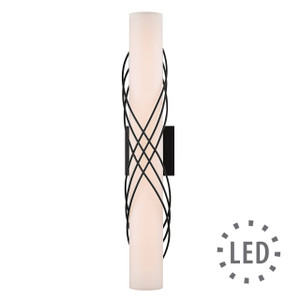 Juliette 24" LED Bath Bar in Matte Black (9116-B24 BLK-OP)