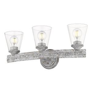 Ferris 3 Light Bath Vanity in Oyster (7856-BA3 OY-CLR)