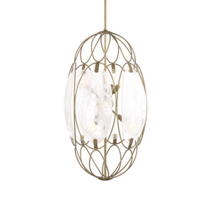 Valencia 6 Light Glass Panel Pendant (21641)