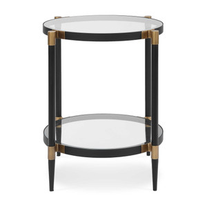 Chadid Round Glass Side Table (50360)