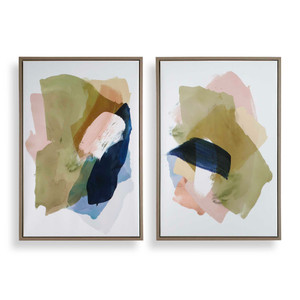 Abstract Afternoon Framed Canvases Set/2 (32499)