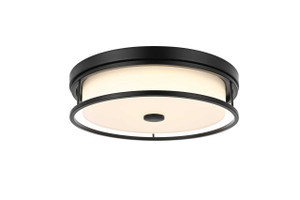Kolson 16 inch LED Flush Mount in Black (LD305F16BK)